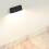 ledscom.de LED Wall Light/Staircase Light SEGIN for Outside, IP54, Flat, Downlight, Black matt, Angular, 3,8 W, 265lm, Warm White 2