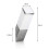 Auraglow Stainless Steel Automatic Dusk Till Dawn Sensor Angled LED Wall Light - Warm White 2