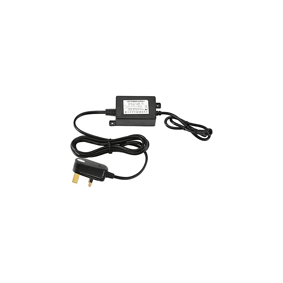 Cislan 8W Voltage Power Transformer/Adapter Dc 12V For Cislan Led Deck Lights Outdoor Waterproof Ip67 752771579789