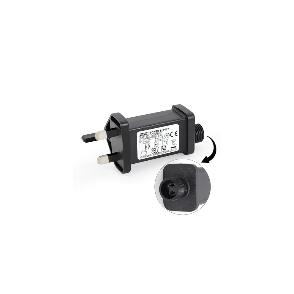 Cubeplug 31V 15W String Lights Indoor-Outdoor Power Adapter For Czjutai Jt-El/Fc-31V15w /12W /9W /7.2W /6W /4.5W /3.6W -Ip44 Christmas Lighting, Multi Function