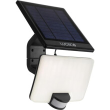 Luceco Solar PIR Floodlight with Detachable Solar Panel, 11 Watts