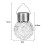 Alwayswe Solar Globe Lights Outdoor Garden Lantern LED Hanging Crystal Ball Lamp Waterproof Night Light for Garden Path Yard Ornaments 3pcs (White) 2