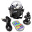 RockJam RJDL100 Wireless Rechargeable 6Watt LED Disco Lights with Remote Control, Black 1