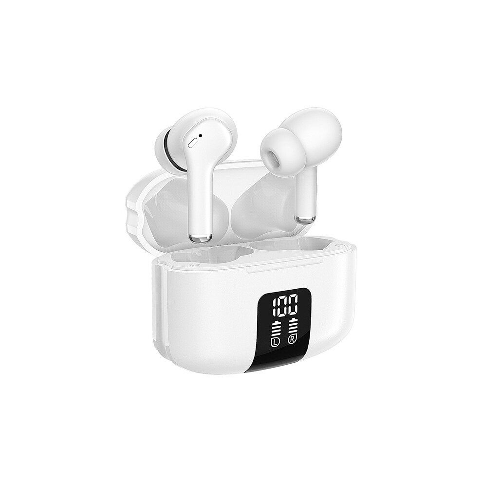 (White) M48 Pro Wireless Headphones In-Ear Bluetooth Earbuds