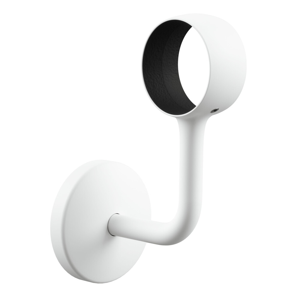 Rothley Matt White Stair Handrail Wall Bracket