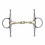 (4.5") Shires Brass Alloy Full Cheek Snaffle with Lozenge 1