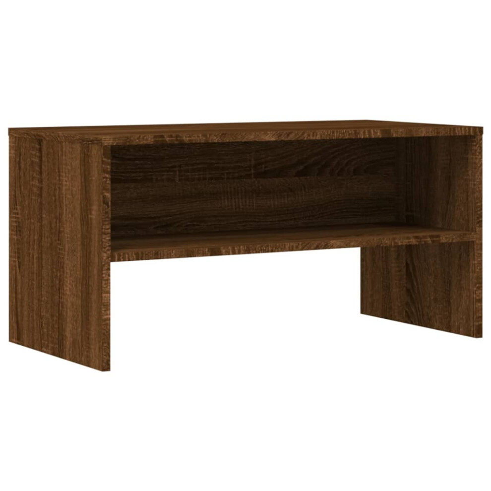 Vidaxl (Brown Oak) Tv Cabinet Tv Unit Storage Cabinet Entertainment Centre Engineered Wood
