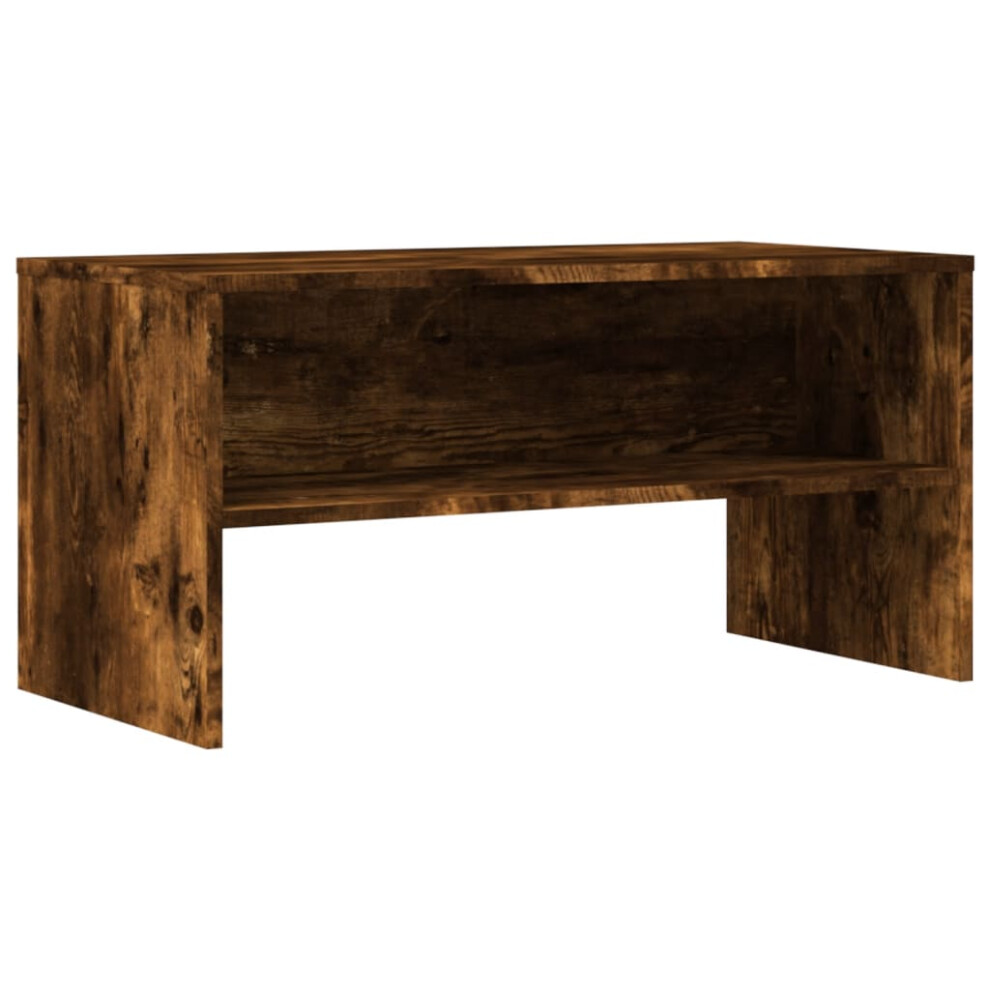 Vidaxl (Smoked Oak) Tv Cabinet Tv Unit Storage Cabinet Entertainment Centre Engineered Wood