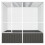 VidaXL vidaXL Bird Cage Galvanised Steel Aviary House Anthracite/Grey Multi Sizes 3