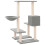 VidaXL (light grey) vidaXL Cat Tree with Sisal Scratching Posts Cat Activity Centre Multi Colours 5