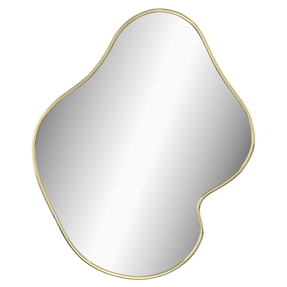 Vidaxl (Gold, 60 X 50 Cm) Wall Mirror Bathroom Vanity Make Up Mirror Multi Colours 50X40/60X50 Cm