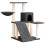VidaXL (dark grey) vidaXL Cat Tree with Sisal Scratching Posts 82 cm Pet Supply Multi Colours 1