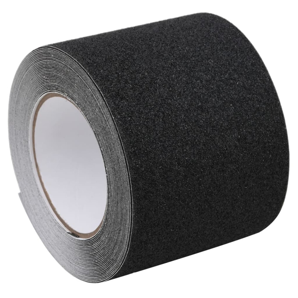 (0.1 x 10 m) vidaXL Anti-Slip Tape Black PVC Waterproof Adhesive Grip Nonslip Multi Sizes
