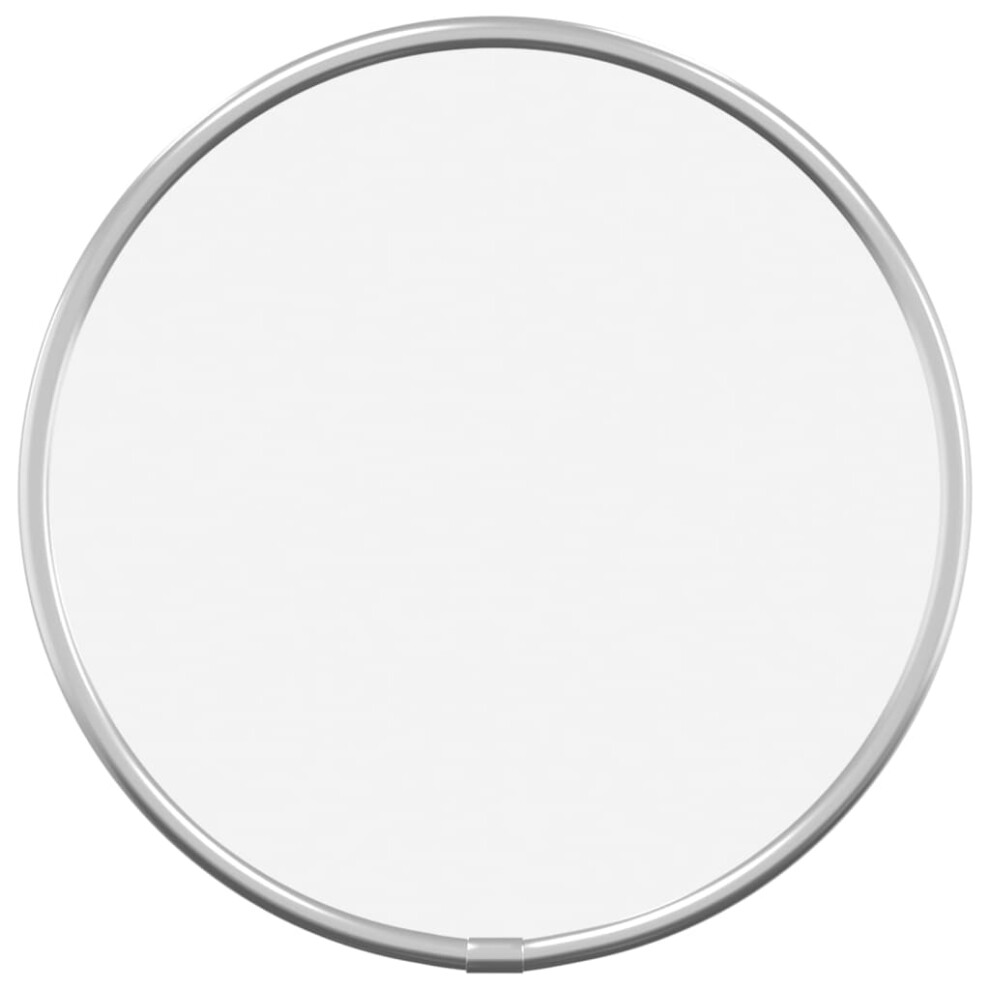 (silver, 20 cm) vidaXL Wall Mirror Round Bathroom Vanity Make up Mirror Multi Colours/Sizes