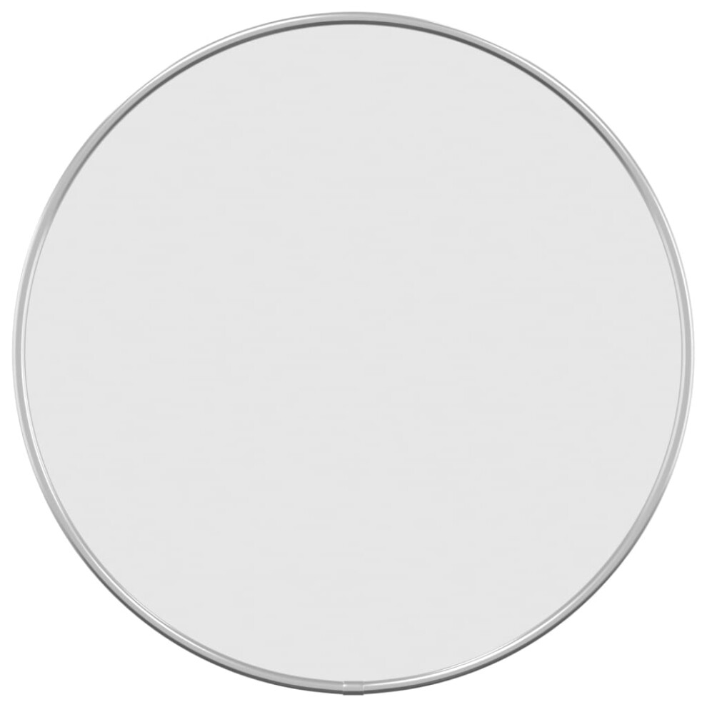 (silver, 40 cm) vidaXL Wall Mirror Round Bathroom Vanity Make up Mirror Multi Colours/Sizes