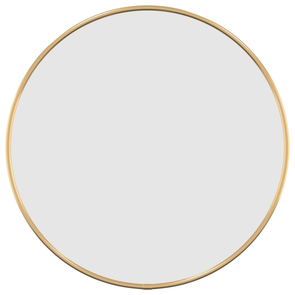 (gold, 40 cm) vidaXL Wall Mirror Round Bathroom Vanity Make up Mirror Multi Colours/Sizes