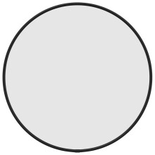(black, 40 cm) vidaXL Wall Mirror Round Bathroom Vanity Make up Mirror Multi Colours/Sizes