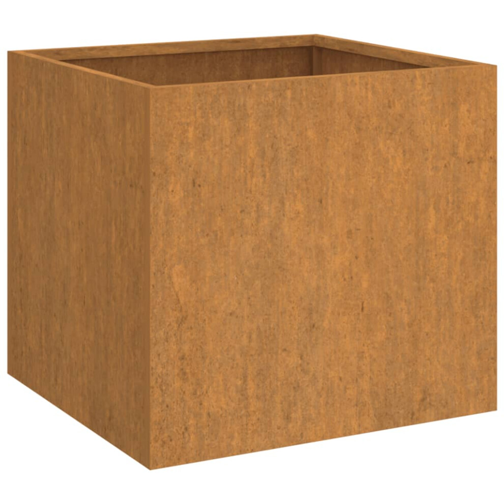 Vidaxl Planter Garden Raised Bed Patio Outdoor Pot Plant Stand Corten Steel