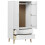 VidaXL (white) vidaXL Solid Wood Pine Wardrobe MOLDE Closet Armoire Highboard Multi Colours 5