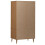 VidaXL (brown) vidaXL Solid Wood Pine Wardrobe MOLDE Closet Armoire Highboard Multi Colours 7