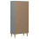 VidaXL (grey) vidaXL Solid Wood Pine Bookcase MOLDE Wooden Book Storage Rack Multi Colours 7