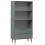 VidaXL (grey) vidaXL Solid Wood Pine Bookcase MOLDE Wooden Book Storage Rack Multi Colours 1