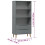 VidaXL (grey) vidaXL Solid Wood Pine Bookcase MOLDE Wooden Book Storage Rack Multi Colours 8