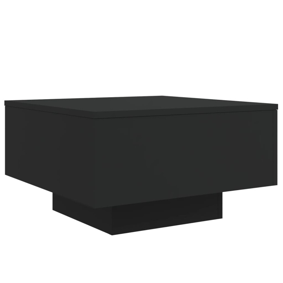 (black, 55 x 55 x 31 cm) vidaXL Coffee Table Hallway Accent Side Table Sofa End Table Engineered Wood