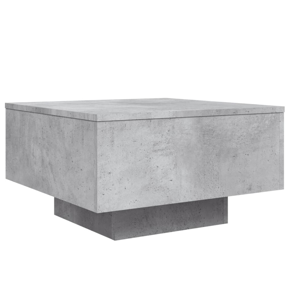 (concrete grey, 55 x 55 x 31 cm) vidaXL Coffee Table Hallway Accent Side Table Sofa End Table Engineered Wood