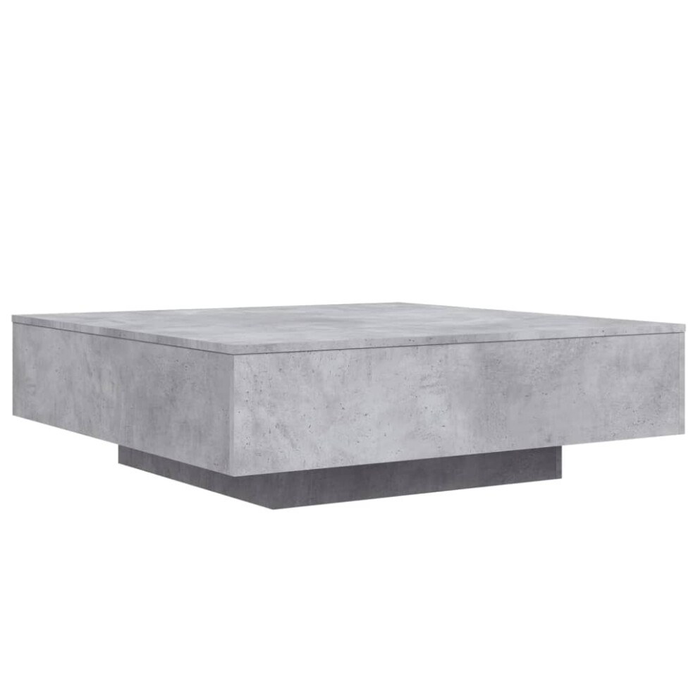 (concrete grey, 100 x 100 x 31 cm) vidaXL Coffee Table Hallway Accent Side Table Sofa End Table Engineered Wood