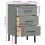 VidaXL (grey) vidaXL Solid Wood Pine Bedside Cabinet with Metal Legs OSLO Multi Colours 8