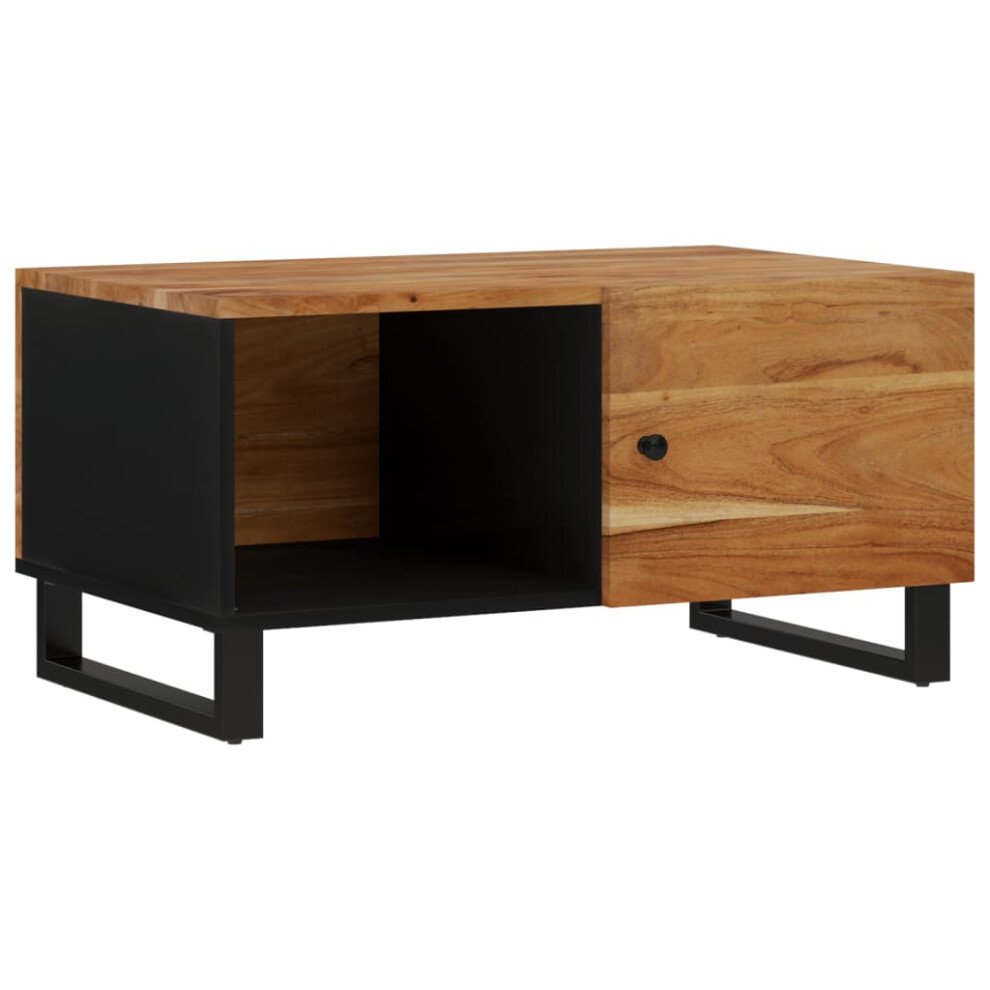 Vidaxl (Brown) Coffee Table Solid Wood Reclaimed And Engineered Wood Accent End Table Brown