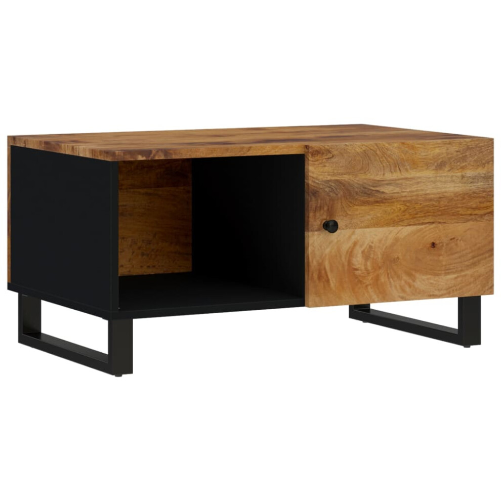 (honey brown) vidaXL Coffee Table Solid Wood Reclaimed and Engineered Wood Accent End Table