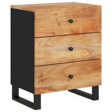 (brown) vidaXL Bedside Cabinet Bed Table Side Table Telephone Stand Bedroom Nightstand