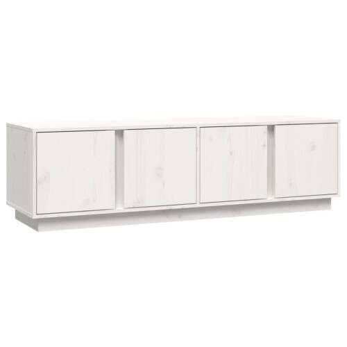 VidaXL (white) vidaXL Solid Wood Pine TV Cabinet Indoor TV Console Media Unit Multi Colours 1
