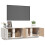 VidaXL (white) vidaXL Solid Wood Pine TV Cabinet Indoor TV Console Media Unit Multi Colours 5