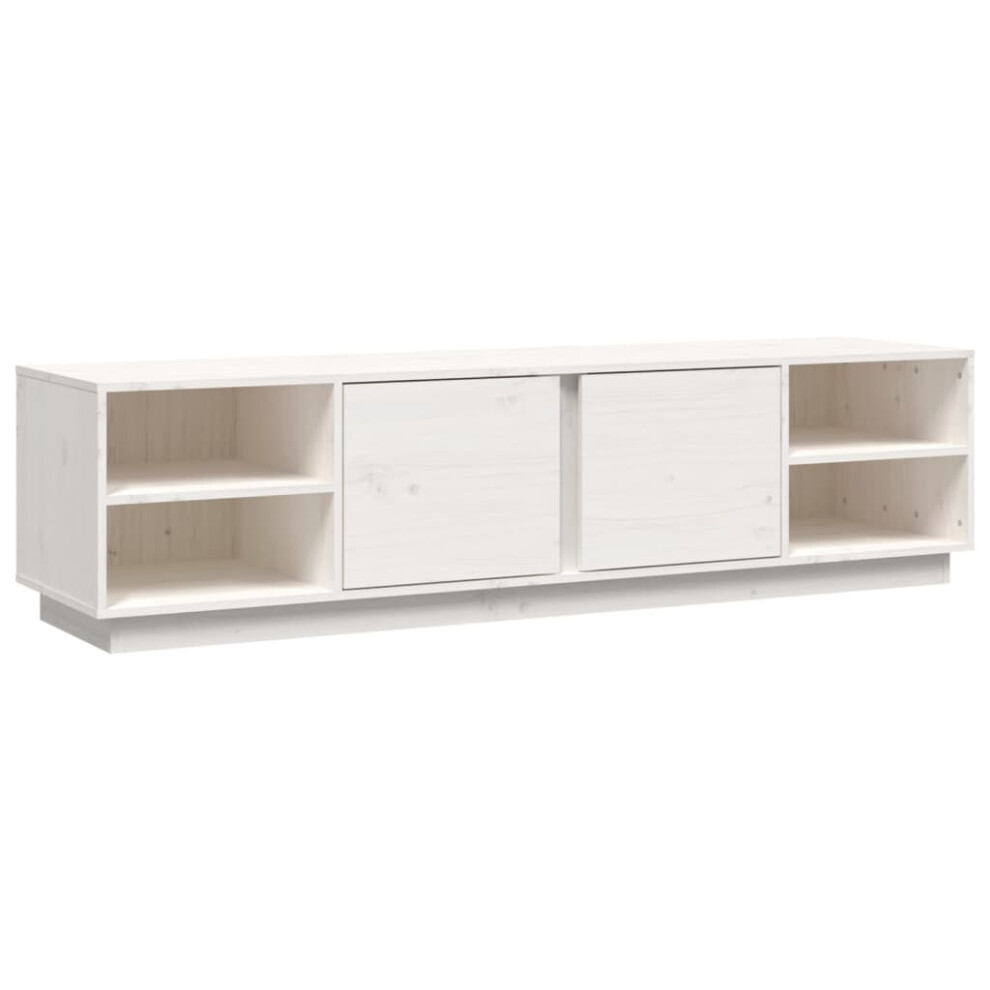Vidaxl (White) Solid Wood Pine Tv Cabinet Home Sideboard Media Cabinet Multi Colours
