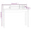 VidaXL (white) vidaXL Solid Wood Pine Desk Wooden Computer Study Working Table Multi Colours 9