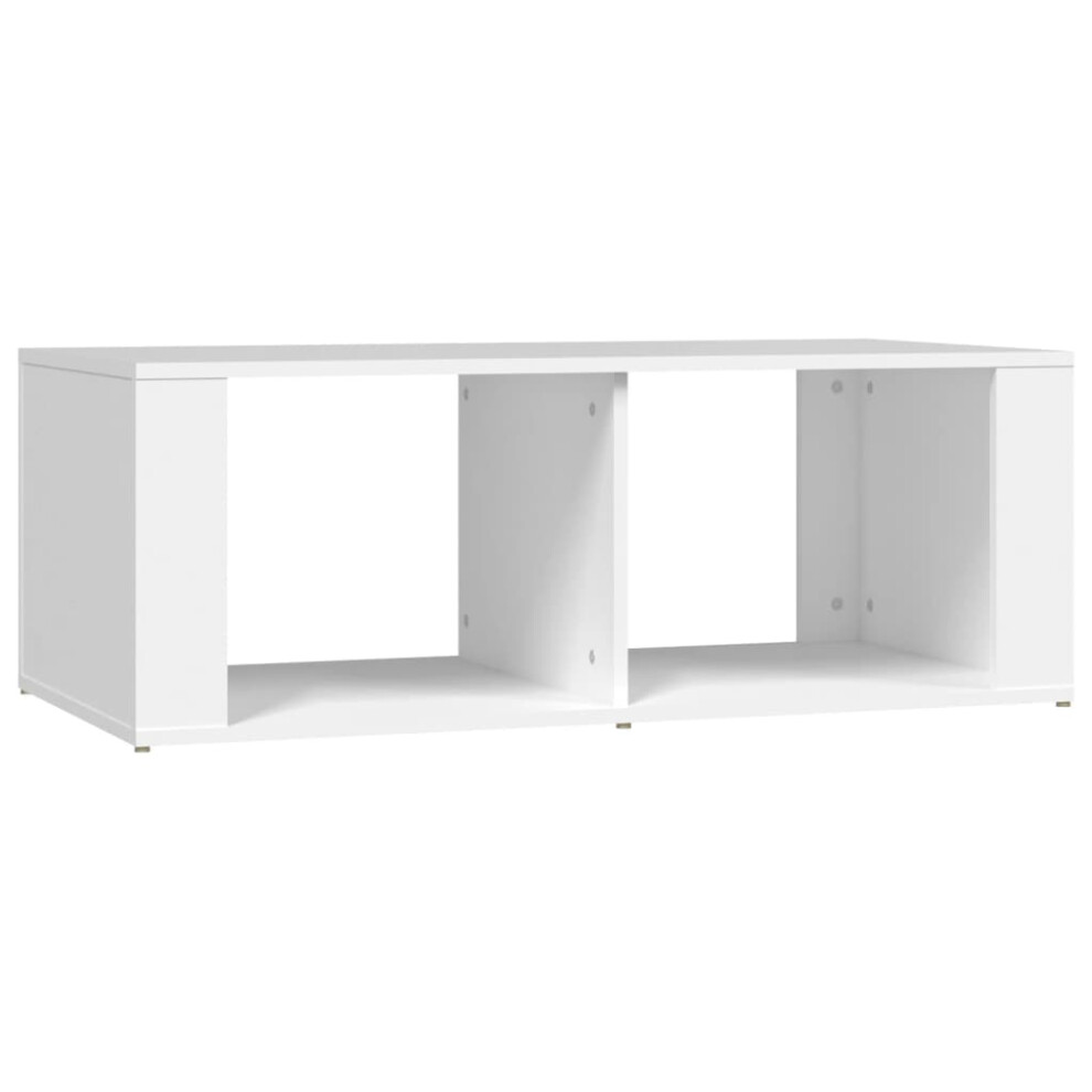 (white) vidaXL Coffee Table Engineered Wood Side Sofa Couch Accent Table Multi Colours