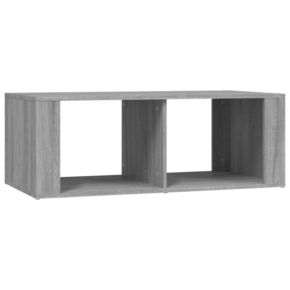 (grey sonoma) vidaXL Coffee Table Engineered Wood Side Sofa Couch Accent Table Multi Colours