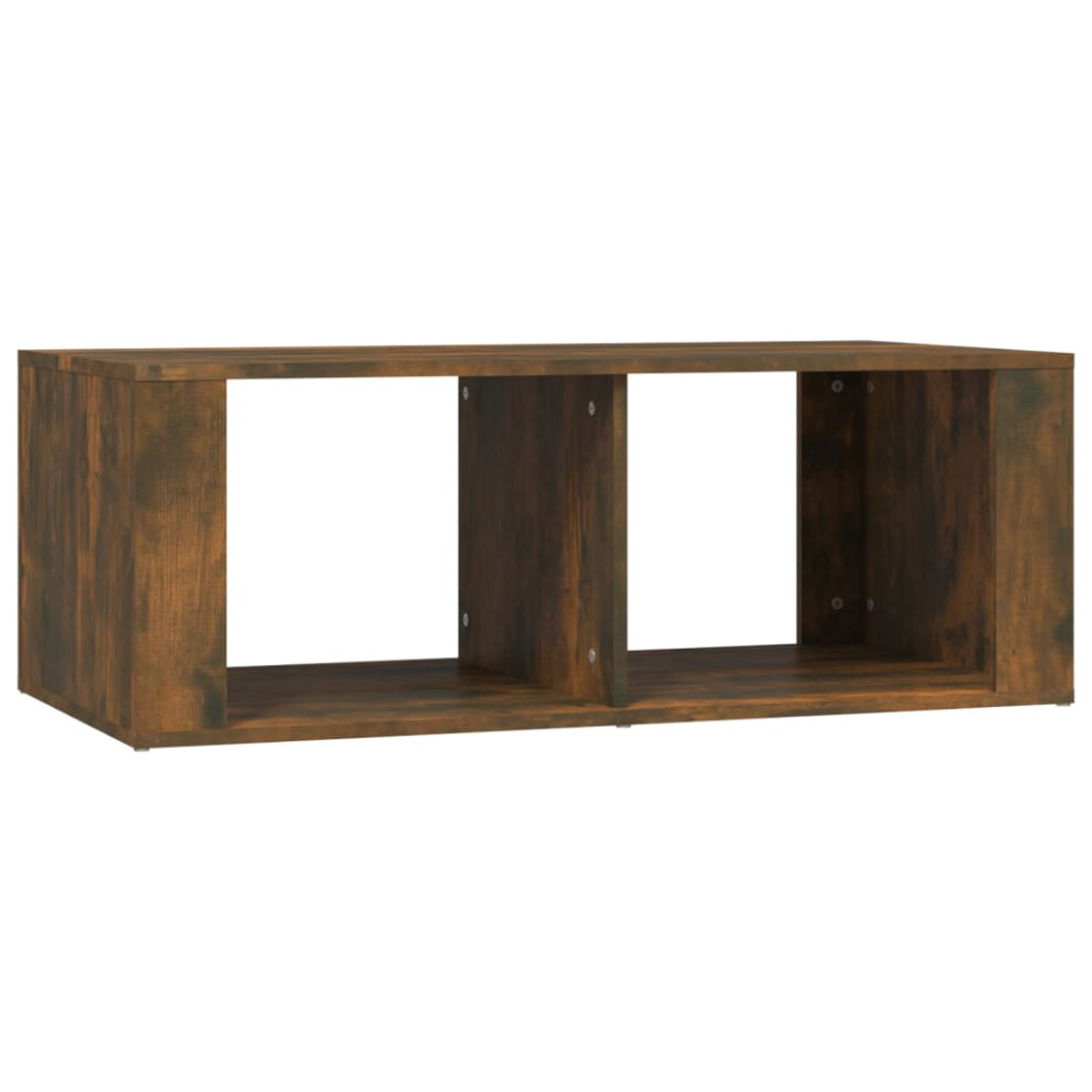 (smoked oak) vidaXL Coffee Table Engineered Wood Side Sofa Couch Accent Table Multi Colours