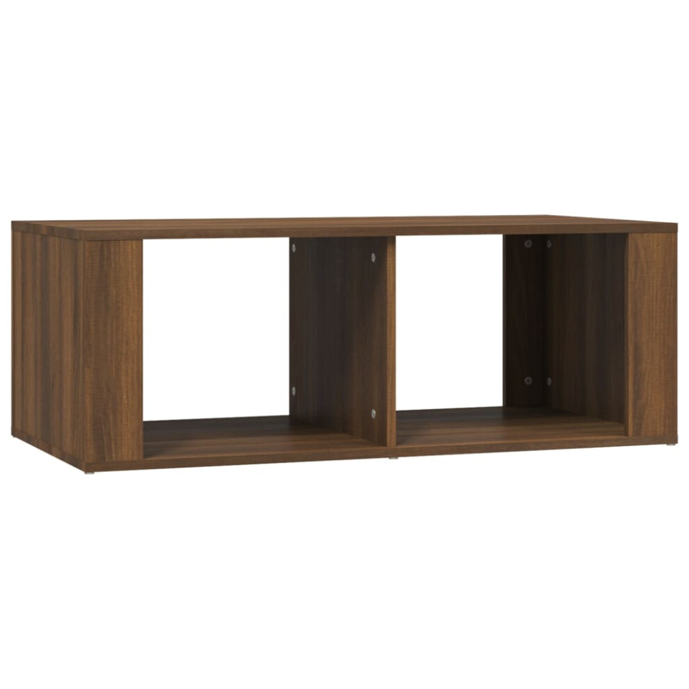 (brown oak) vidaXL Coffee Table Engineered Wood Side Sofa Couch Accent Table Multi Colours