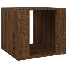 (brown oak) vidaXL Bedside Table Engineered Wood Nightstand Side End Table Multi Colours