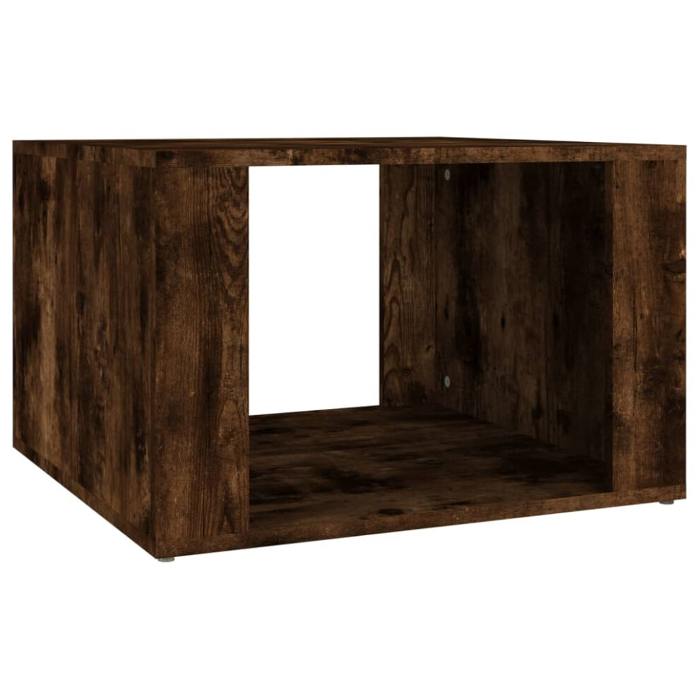 Vidaxl (Smoked Oak) Bedside Table Engineered Wood Nightstand Couch Table Multi Colours