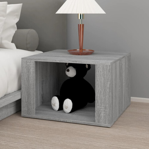 VidaXL (grey sonoma) vidaXL Bedside Table Engineered Wood Nightstand Couch Table Multi Colours 2