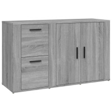 (grey sonoma) vidaXL Sideboard Engineered Wood Storage Cupboard Organiser Multi Colours