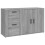 VidaXL (grey sonoma) vidaXL Sideboard Engineered Wood Storage Cupboard Organiser Multi Colours 2