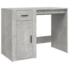 (concrete grey) vidaXL Desk Office Table Computer Desk Study Working Table Engineered Wood