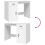VidaXL (white) vidaXL Desk Office Table Computer Desk Study Working Table Engineered Wood 9