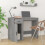 VidaXL (grey sonoma) vidaXL Desk Office Table Computer Desk Study Working Table Engineered Wood 3